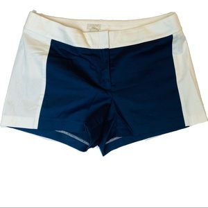 J. Crew | Navy & White Side Stripe Shorts